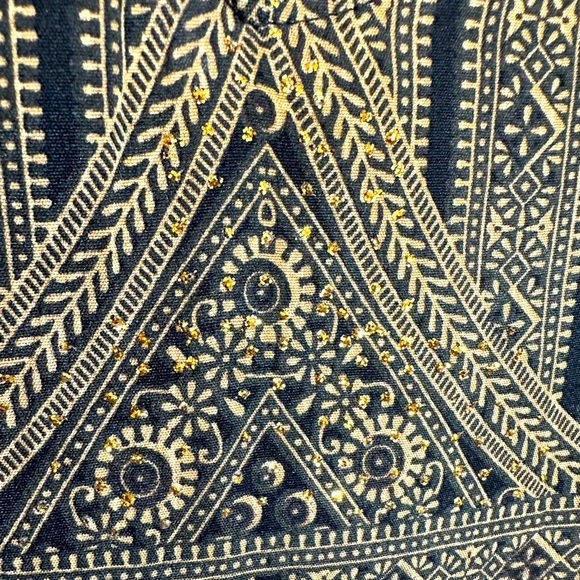 Sante Classic Womens Mumu Kaftan Maxi Dress One Size Summer Vacation 1970’s Boho - Picture 6 of 10